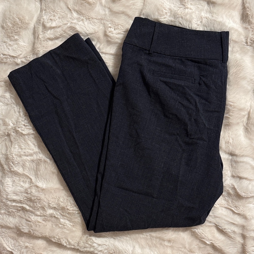 Nine West Navy Heathered Boot Cut Pants, Size 18 - Picture 7 of 9